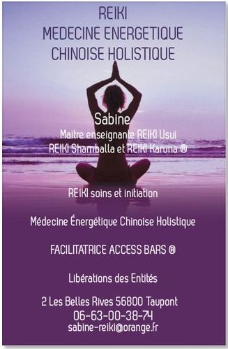 Reiki, Access Bars, Médecine énergétique Chinoise Holistique.., Thérapeute Reiki à Taupont